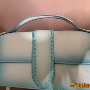 Jacquemus Pastel Blue Top Handle Satchel